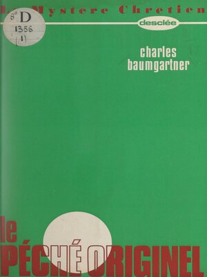 cover image of Le péché originel